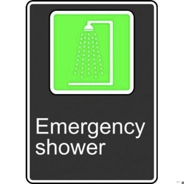 Accuform SAFETY SIGN EMERGENCY SHOWER 14 in X MCSA947XV - main
